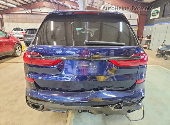 5UXCW2C05M9H18746 2021 BMW X7 Blue Vista trasera