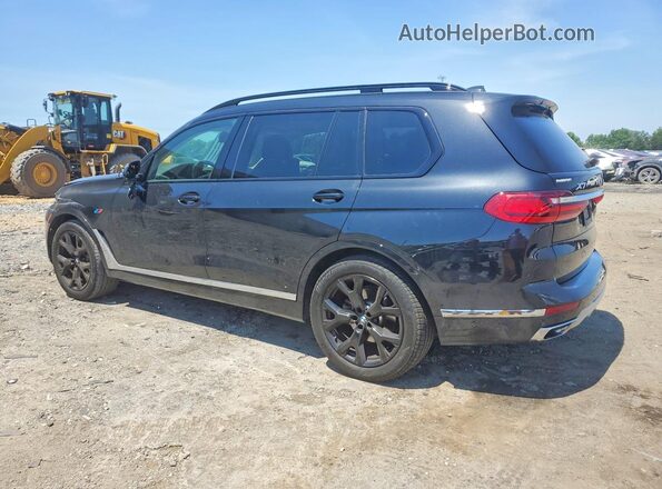 5UXCW2C05M9H62066 2021 BMW X7 Черный Задняя левая четверть