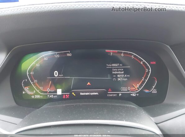 5UXCW2C06L9B69458 2020 BMW X7 White Вид задніх сидінь