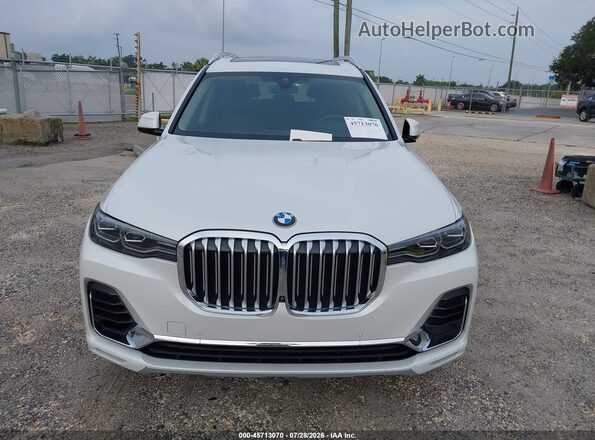 5UXCW2C06L9B69458 2020 BMW X7 White Вид задньої частини салону