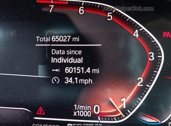 5UXCW2C06L9B69458 2020 BMW X7 White 