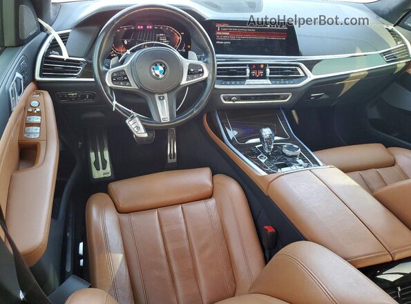 5UXCW2C06M9F10553 2021 BMW X7 Black Вид панелі приладів