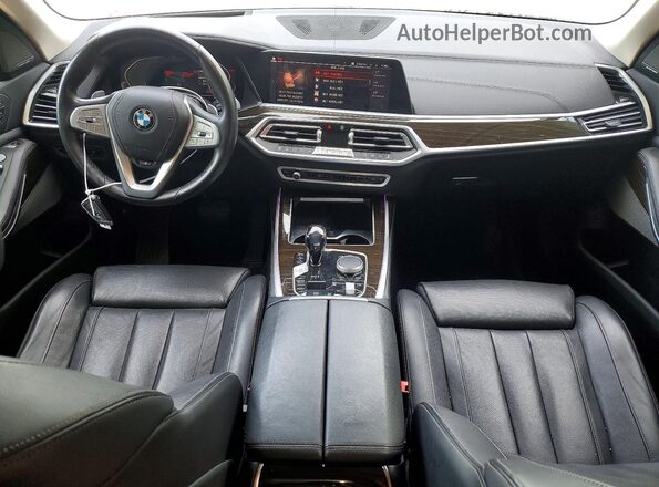5UXCW2C07L9C10406 2020 BMW X7 White Առջևի վահանակի տեսք