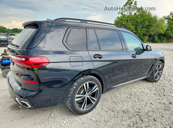 5UXCW2C08L9A01434 2020 BMW X7 Black Հետևի աջ