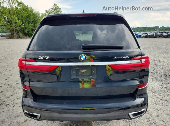 5UXCW2C08L9A01434 2020 BMW X7 Black Հետևի տեսք