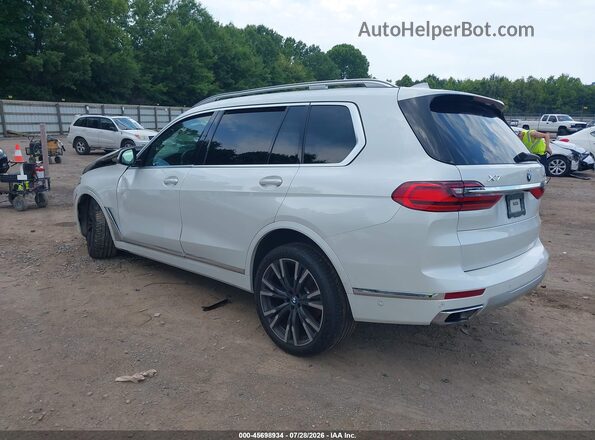5UXCW2C09M9E40756 2021 BMW X7 White Tył lewy