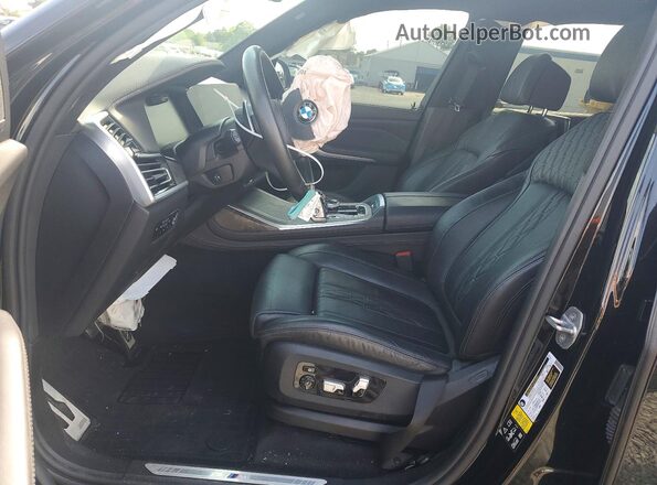 5UXCW2C0XL9C11159 2020 BMW X7 Black Widok wnętrza z przodu