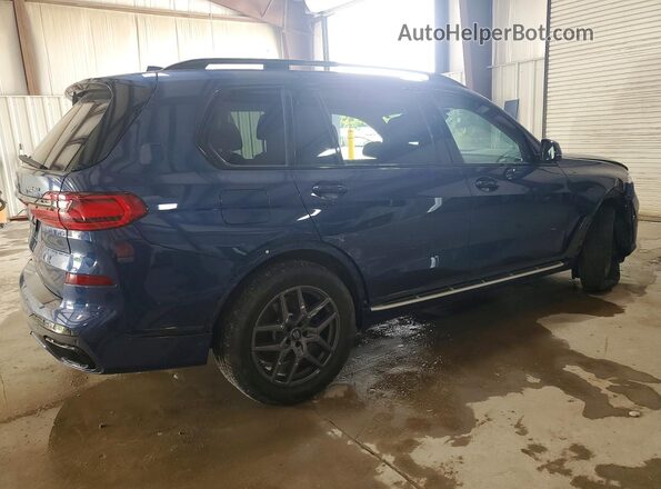 5UXCW2C0XM9G83671 2021 BMW X7 Blue უკანა მარჯვენა