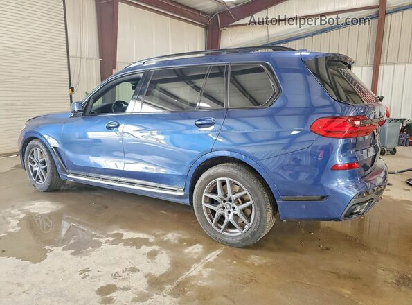 5UXCW2C0XM9G83671 2021 BMW X7 Blue უკანა მარცხენა
