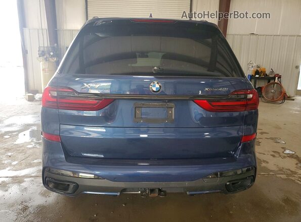 5UXCW2C0XM9G83671 2021 BMW X7 Blue უკანა ხედი