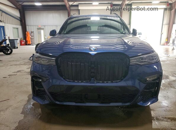 5UXCW2C0XM9G83671 2021 BMW X7 Blue წინა ხედი
