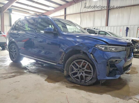 5UXCW2C0XM9G83671 2021 BMW X7 Blue წინა მარჯვენა
