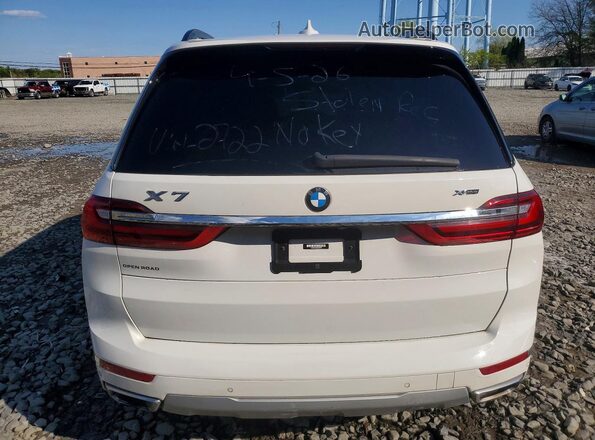 5UXCW2C0XN9L82722 2022 BMW X7 White Հետևի տեսք
