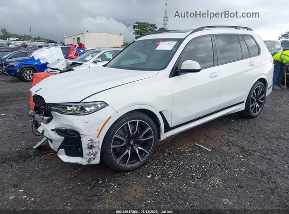 5UXCW2C0XN9N04317 2022 BMW X7 White წინა მარცხენა ხედი სამი მეოთხედიდან