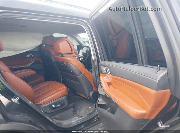 5UXCW2C52KL083302 2019 BMW X7 Black Widok naklejki z numerem VIN