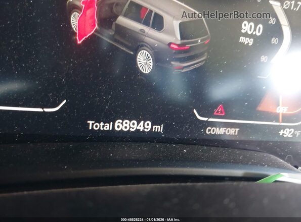 5UXCW2C52KL083302 2019 BMW X7 Black Widok tylnych siedzeń