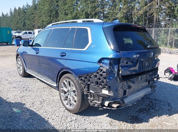 5UXCW2C52KL083641 2019 BMW X7 Dark Blue Rear left