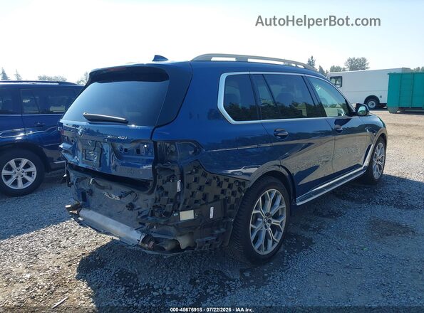 5UXCW2C52KL083641 2019 BMW X7 Dark Blue Rear right
