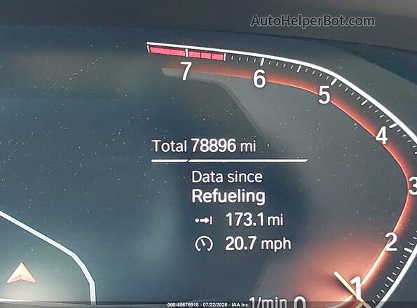 5UXCW2C52KL083641 2019 BMW X7 Dark Blue 