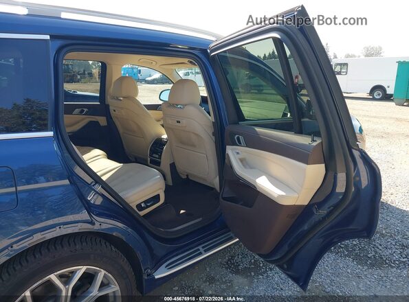 5UXCW2C52KL083641 2019 BMW X7 Dark Blue VIN sticker view