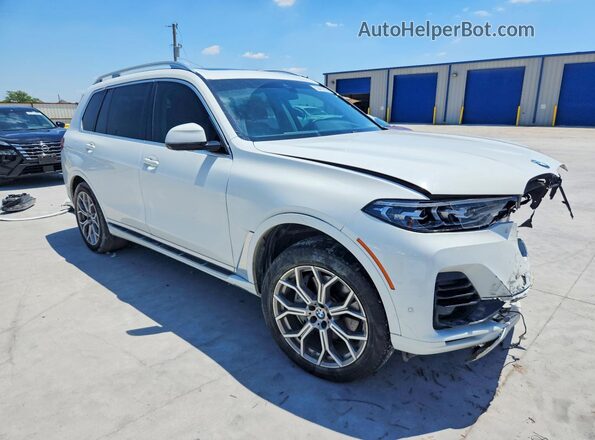 5UXCW2C54KL086993 2019 BMW X7 White Delantero derecho