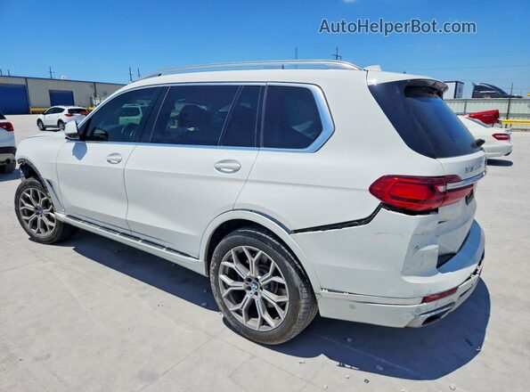 5UXCW2C54KL086993 2019 BMW X7 White Trasero izquierdo