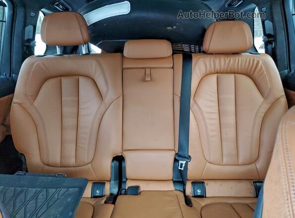 5UXCW2C56KL084016 2019 BMW X7 Black უკანა სავარძლების ხედი