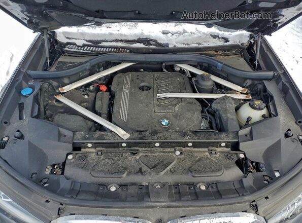 5UXCW2C56KL084016 2019 BMW X7 Black ძრავის განყოფილების ხედი