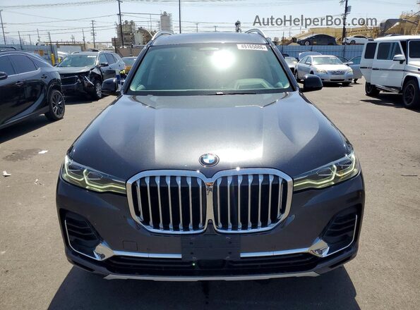 5UXCW2C58KL083840 2019 BMW X7 Charcoal წინა ხედი