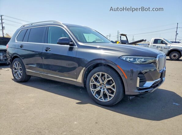 5UXCW2C58KL083840 2019 BMW X7 Charcoal წინა მარჯვენა