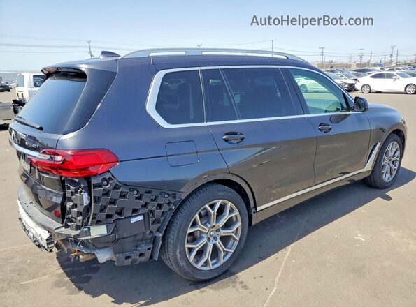 5UXCW2C58KL083840 2019 BMW X7 Charcoal უკანა მარჯვენა