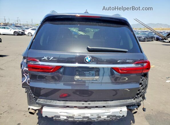 5UXCW2C58KL083840 2019 BMW X7 Charcoal უკანა ხედი