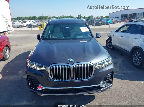 5UXCX4C53KLB39761 2019 BMW X7 Blue Вид спереду