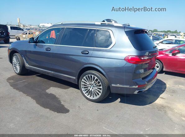 5UXCX4C53KLB39761 2019 BMW X7 Blue Задня ліва чверть