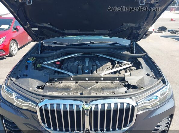 5UXCX4C53KLB39761 2019 BMW X7 Blue Вид ззаду
