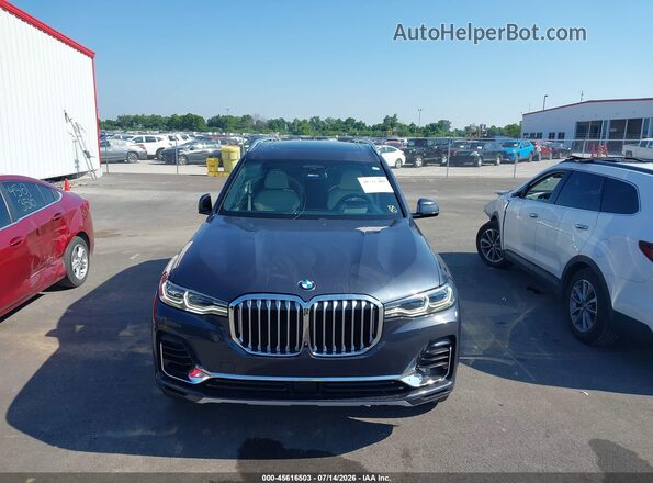 5UXCX4C53KLB39761 2019 BMW X7 Blue Вид щитка приладів