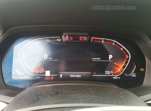 5UXCX4C54KLB39669 2019 BMW X7 Черный Вид щитка приборов