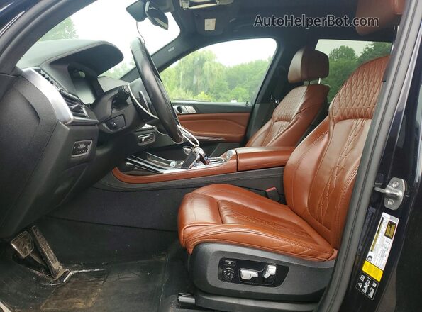 5UXCX4C54KLB39669 2019 BMW X7 Черный Вид салона спереди