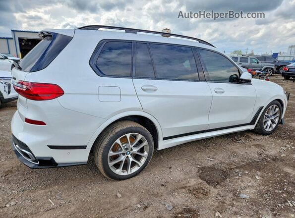 5UXCX4C54KLB40174 2019 BMW X7 White Հետևի աջ