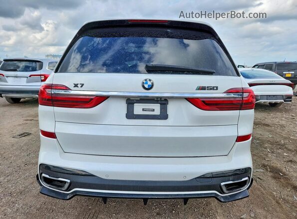 5UXCX4C54KLB40174 2019 BMW X7 White Հետևի տեսք