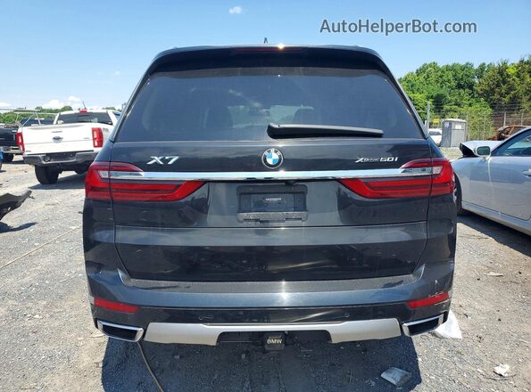 5UXCX4C54KLS36044 2019 BMW X7 Black Vista trasera