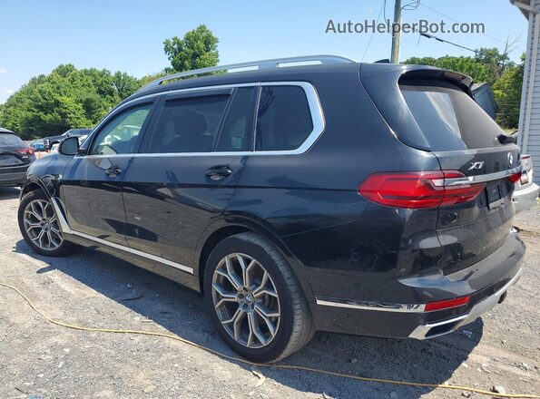 5UXCX4C54KLS36044 2019 BMW X7 Black Trasero izquierdo