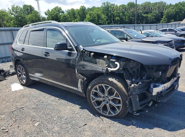 5UXCX4C54KLS36044 2019 BMW X7 Black Delantero derecho