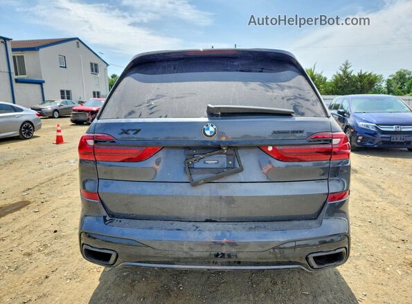 5UXCX4C55KLS36389 2019 BMW X7 Gray Вид ззаду