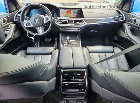 5UXCX4C55KLS36389 2019 BMW X7 Gray Вид панелі приладів