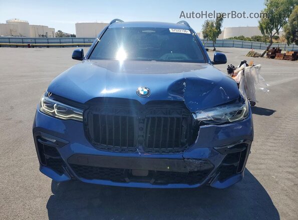 5UXCX4C56KLS37731 2019 BMW X7 Синий Вид спереди