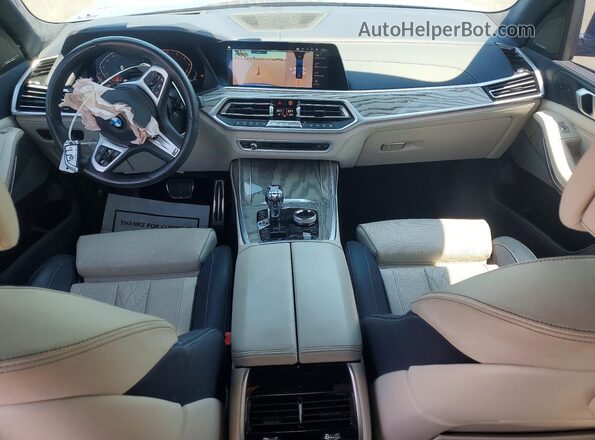 5UXCX4C56KLS37731 2019 BMW X7 Синий Вид панели приборов