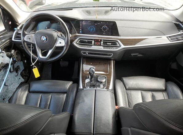 5UXCX4C59KLS37822 2019 BMW X7 Gray Vista del salpicadero