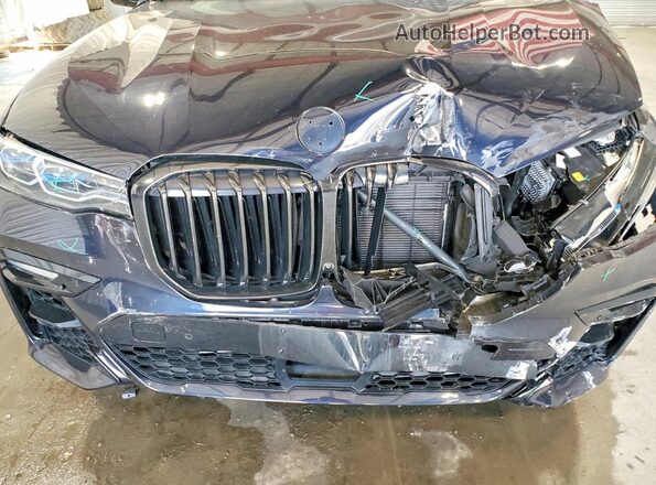 5UXCX6C01N9L67322 2022 BMW X7 Black Շարժիչի բաժամունքի տեսք