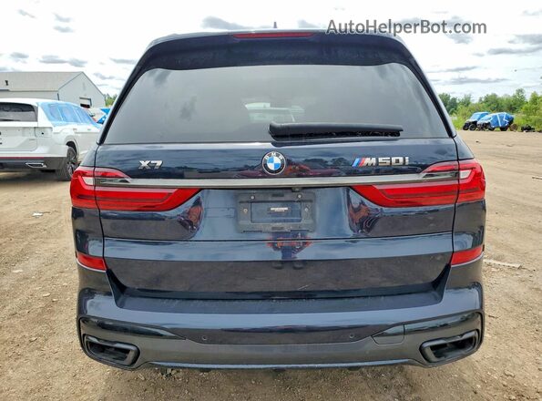 5UXCX6C05N9K37365 2022 BMW X7 Blue Вид ззаду